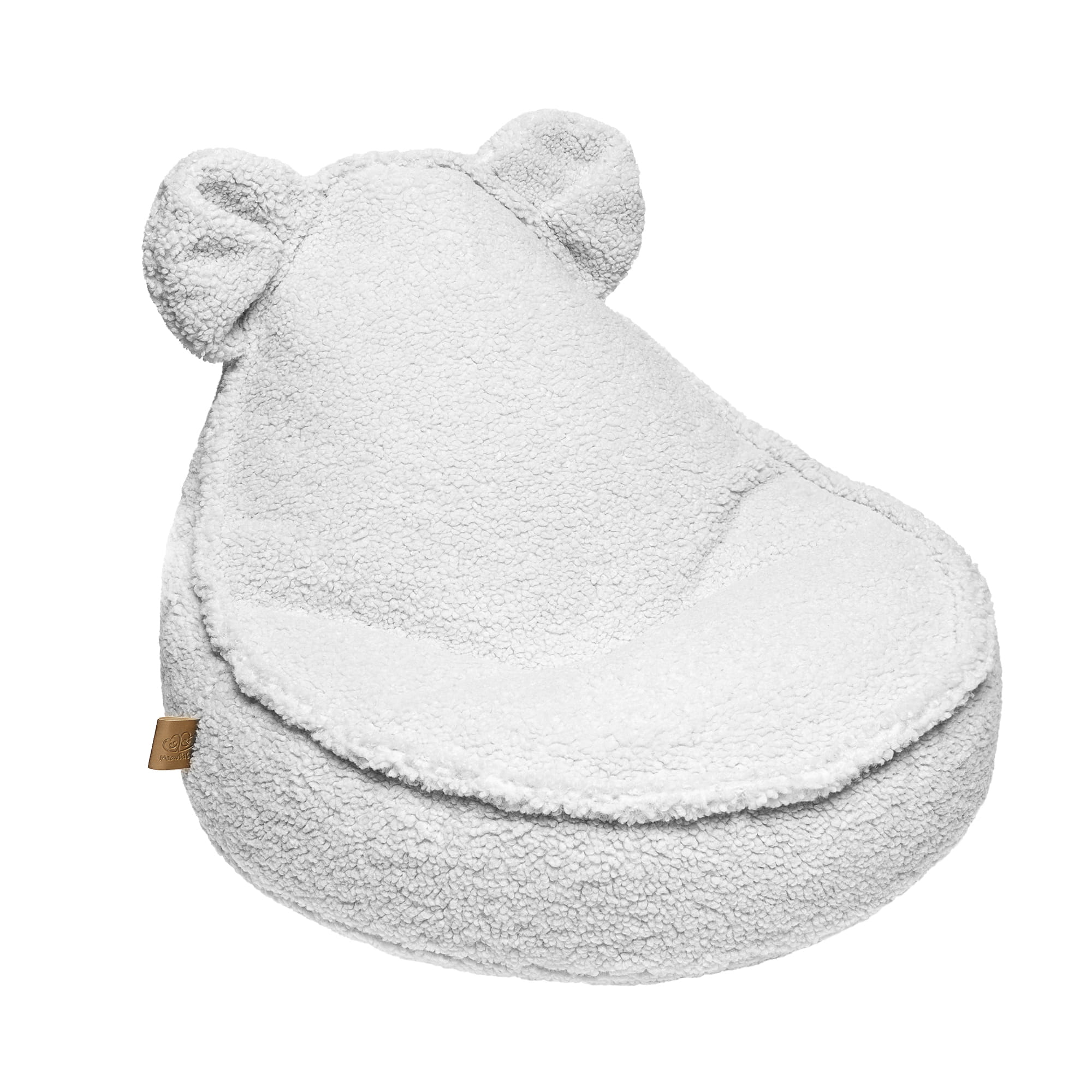 MeowBaby® Bearly Teddy Sitzsack Weiß