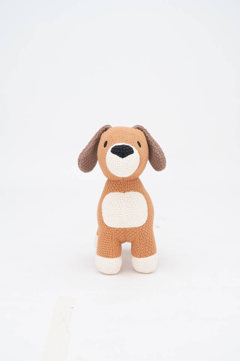 Stofftier Hund aus 100% Baumwolle