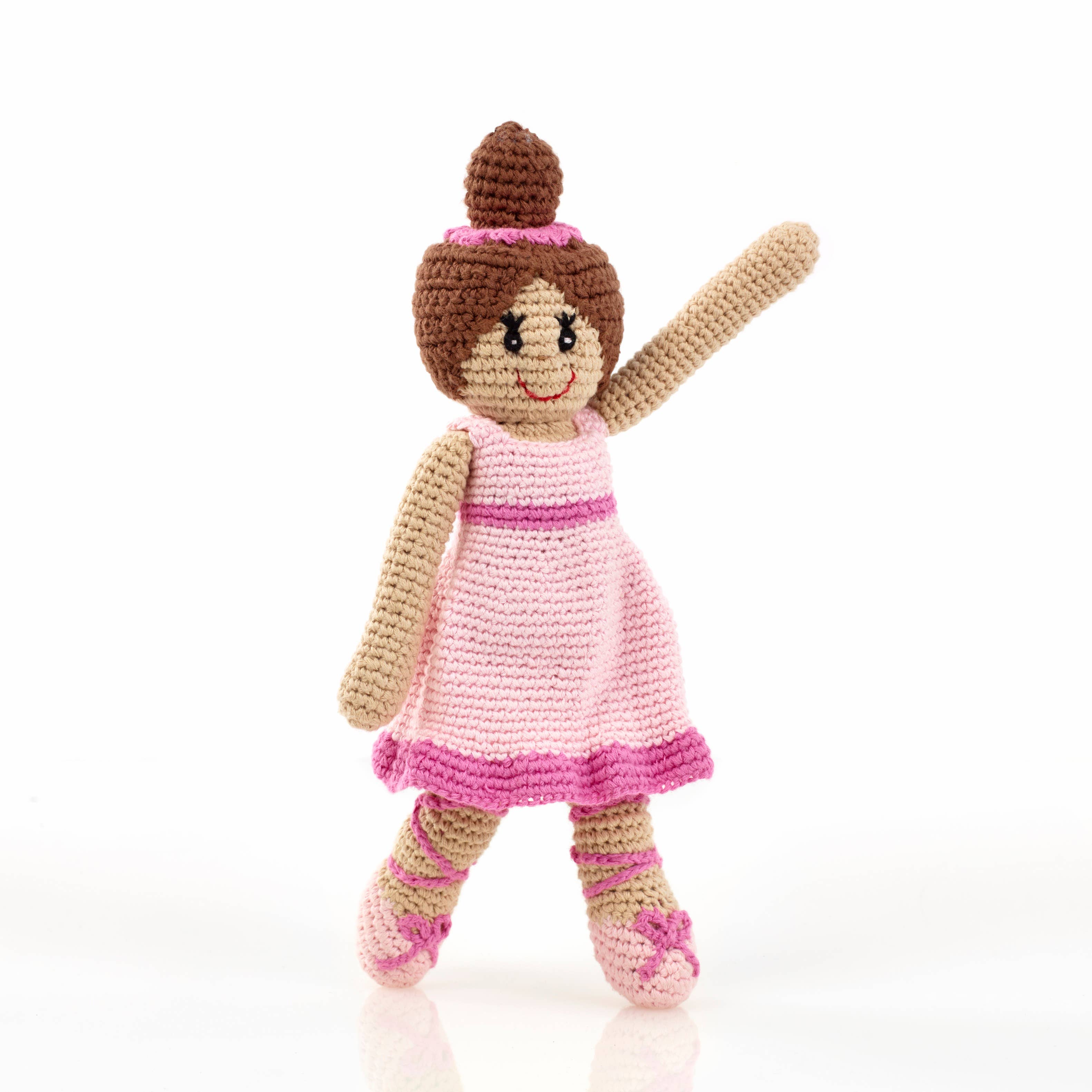 Pinkes Stofftier Ballerina