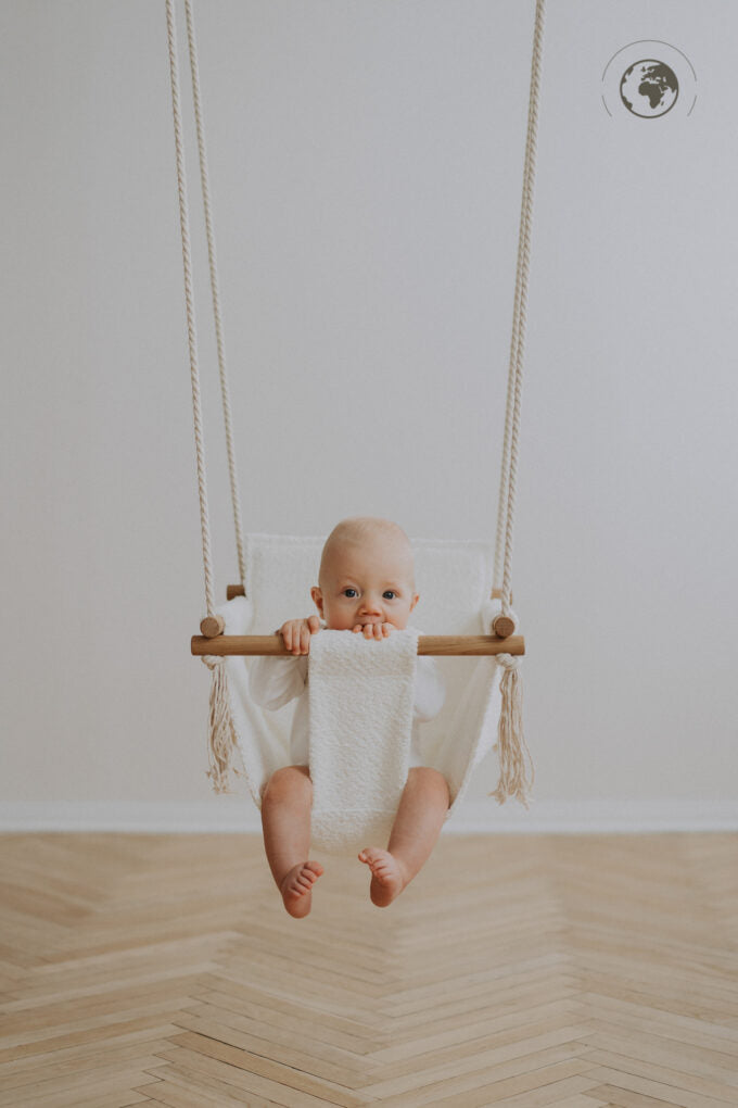 Babyschaukel - Weiß