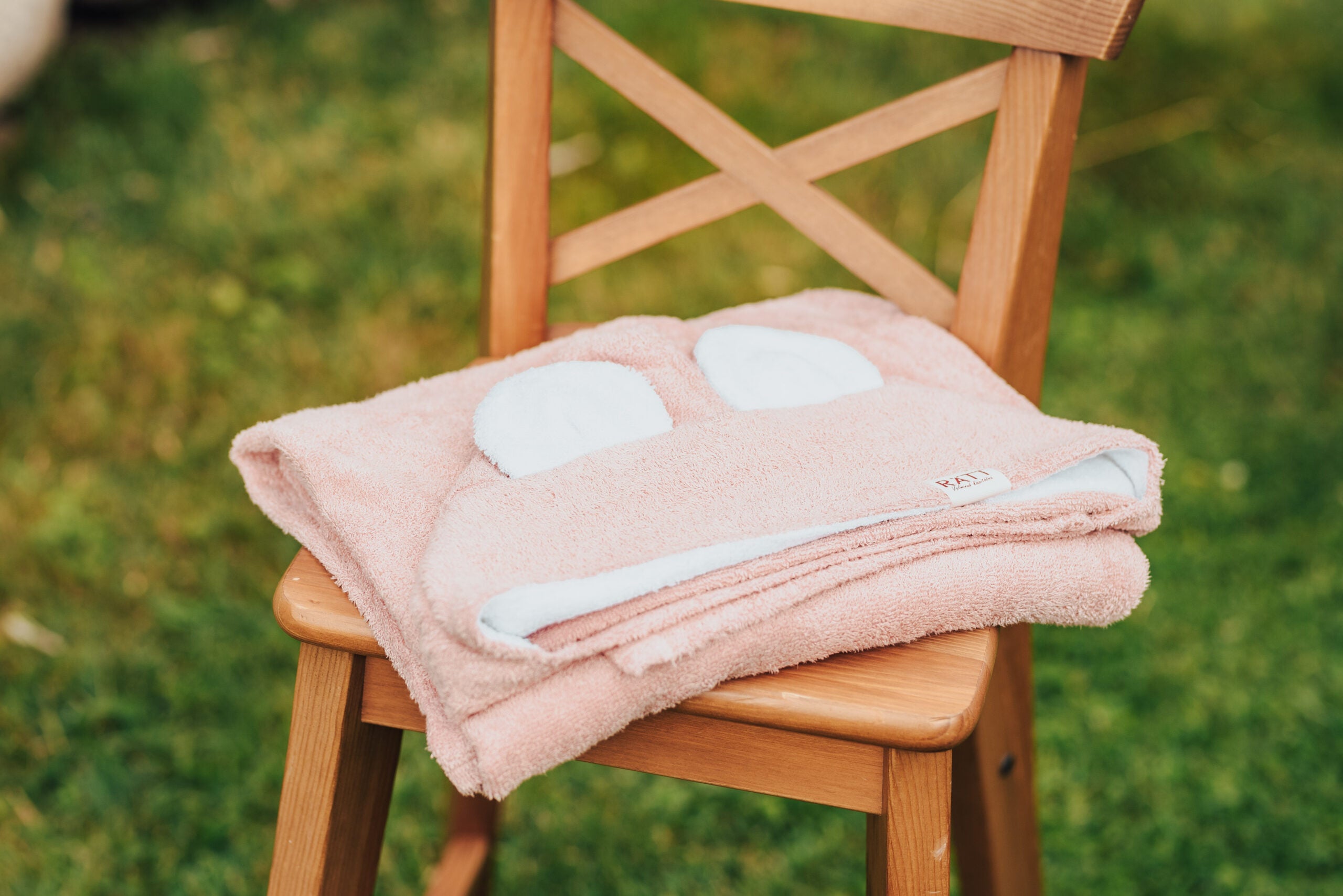 Baby-Badetuch mit Kapuze - Kaninchen