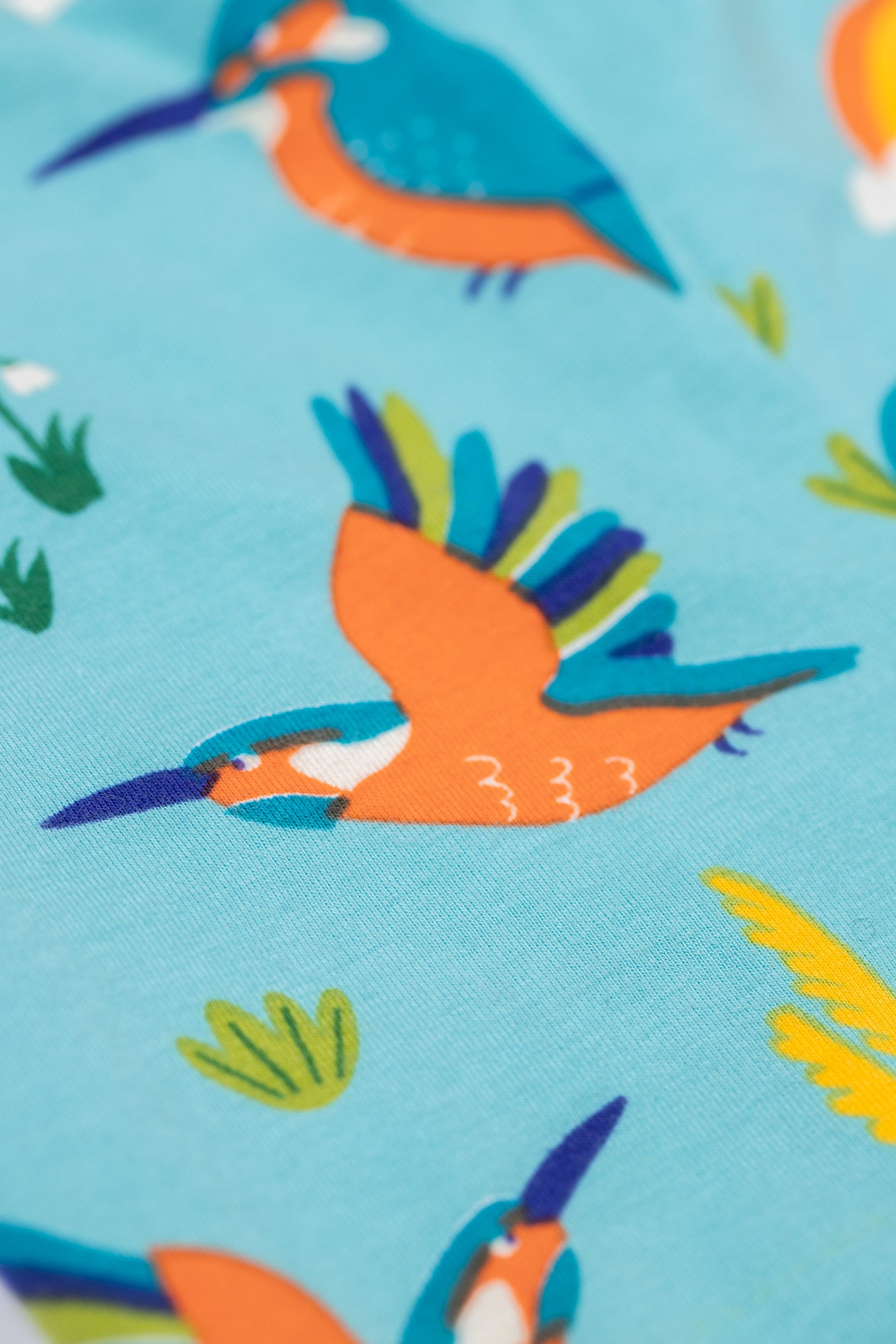 Libby Leggings mit Eisvögeln von Frugi