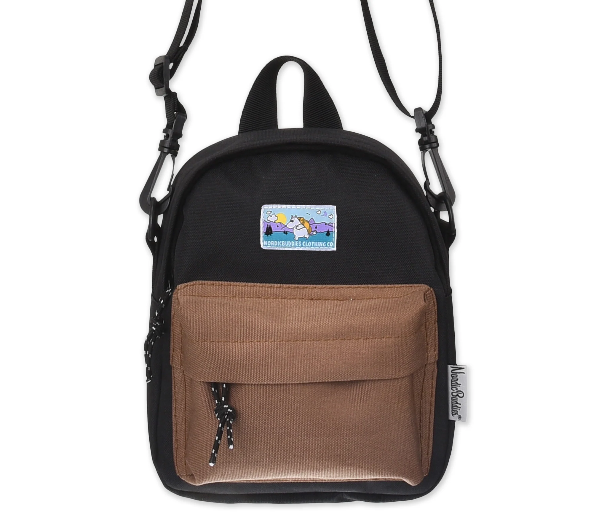 Mumin Adventure Cross Body Bag - Schwarz und Braun