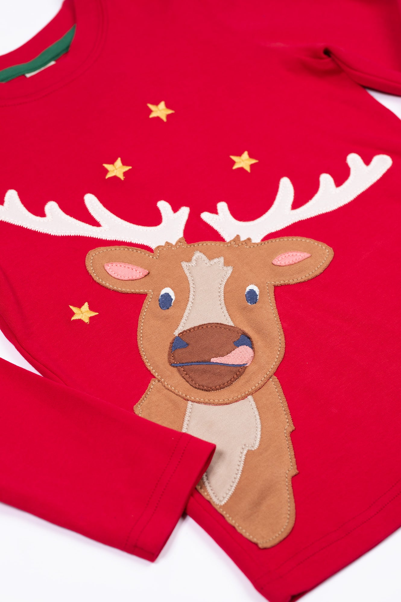 Weihnachts-Langarmshirt "Festive Woodland" von Frugi