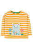 Tori Top mit Katzen-Applikation von Frugi