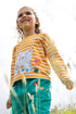 Tori Top mit Katzen-Applikation von Frugi