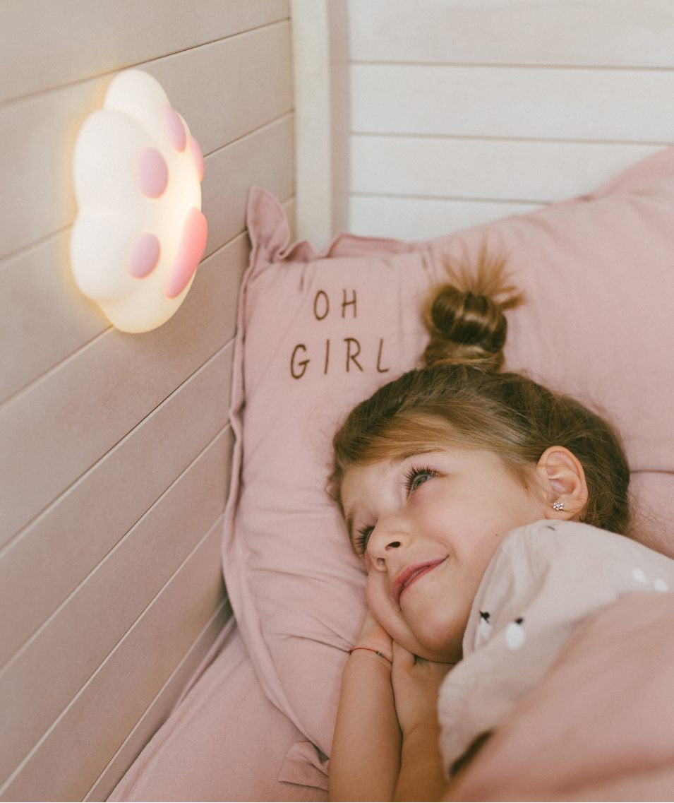 Silikonlampe Pfote - Pink