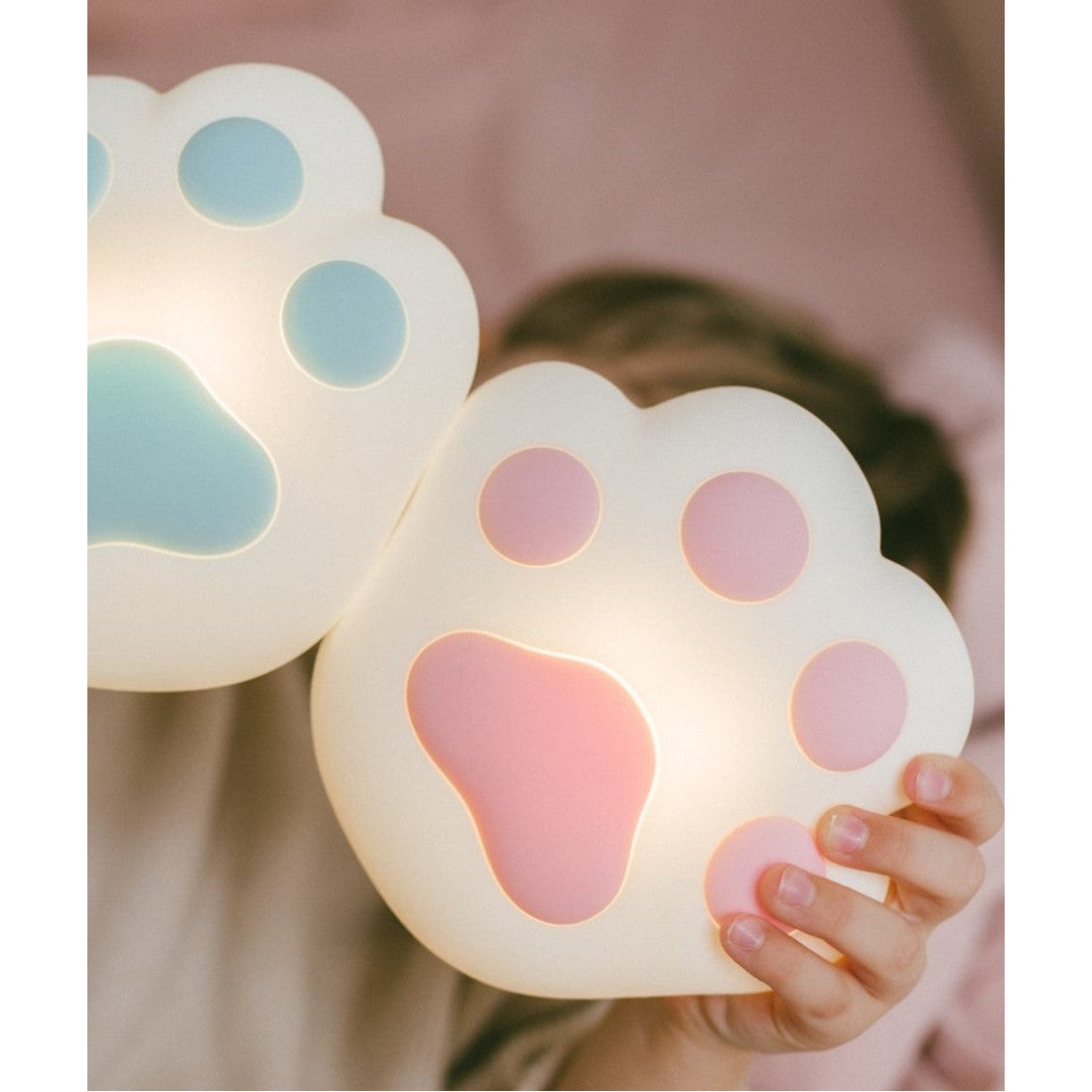 Silikonlampe Pfote - Pink